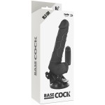 BASECOCK - REAALNE VIBRAATOR KAUGJUHTIMISEGA 18,5 CM